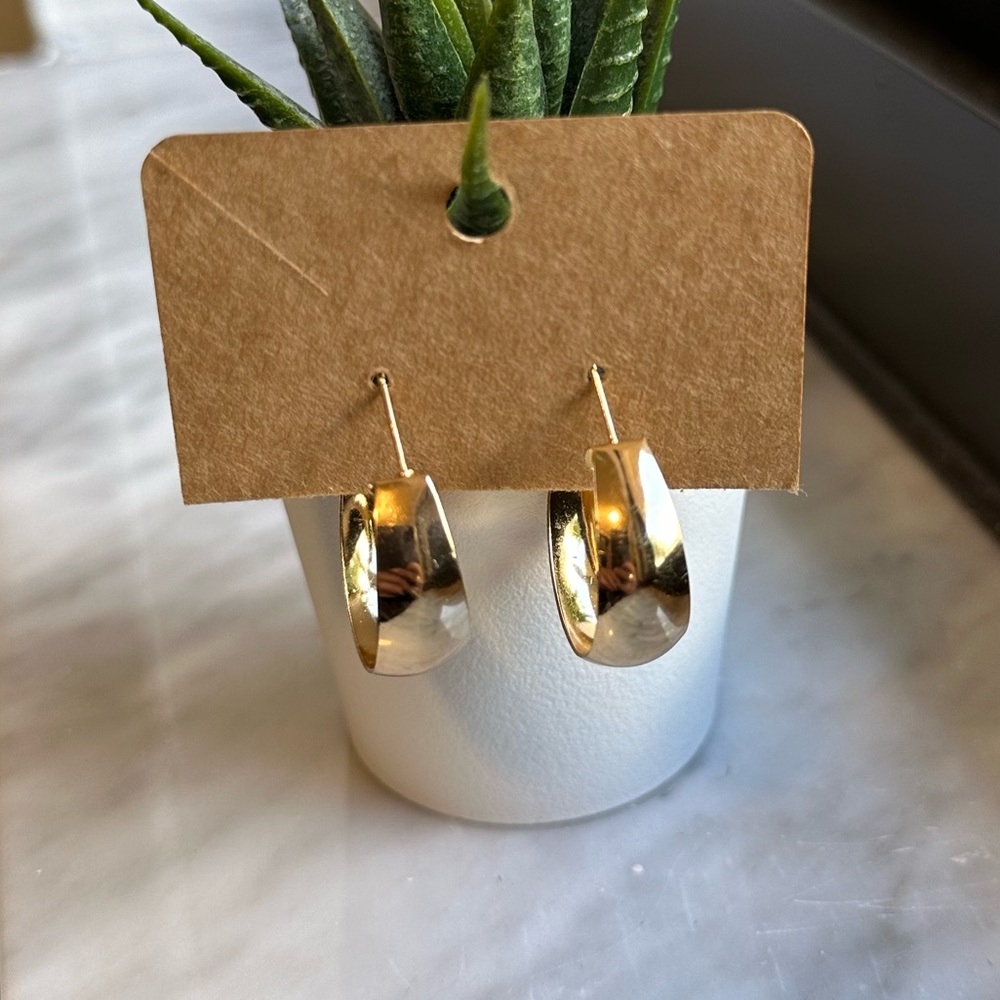 Wide Hoop Earrings